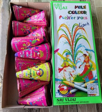 Flower Pots Multi Colour Giant